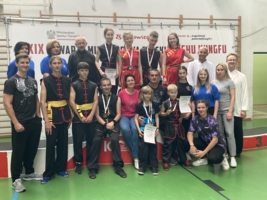 Reprezentanci tarnowskiej szkoły sztuk walki Vo Thuat Thanh Quyen na XXIX Otwarte Mistrzostwa Polski Wushu Kung Fu